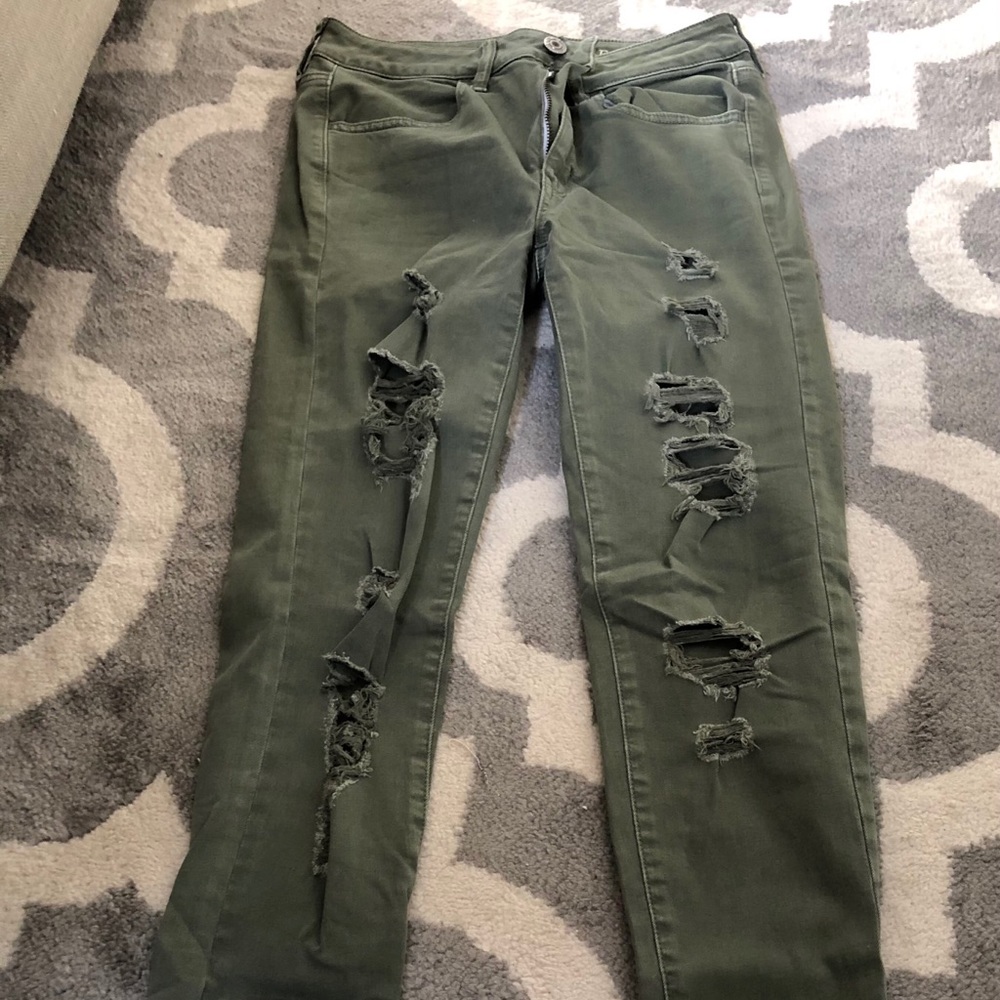 Army Green Jeans